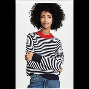 - Moon river for Anthropologie striped sweater .